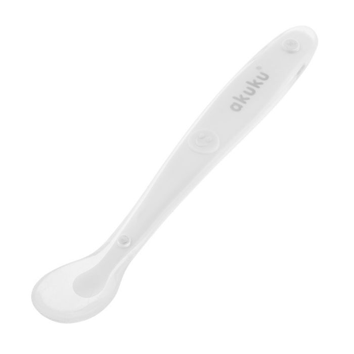 Cuchara de Silicona Akuku para Bebés - Alimentación Segura