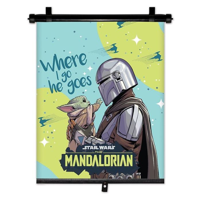 Cortina enrollable Mandalorian de Seven para bebés 36x45 cm
