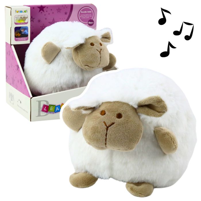 Oveja de Peluche Proyector y Melodías para Dormir