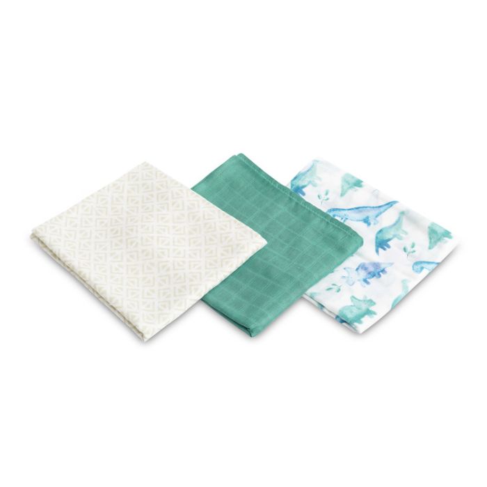 Pañales de Bambú Sensillo 3-Pack Dino Verde - Suave y Ecológico