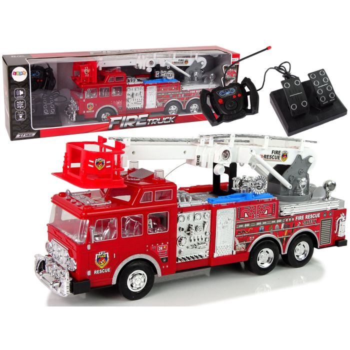 Estación de Bomberos Control Remoto con Pedal de Aceleración