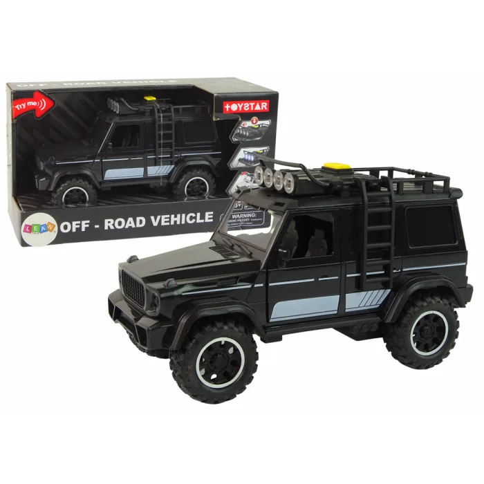 Coche Off-Road 1:14 con Tracción por Fricción Negro