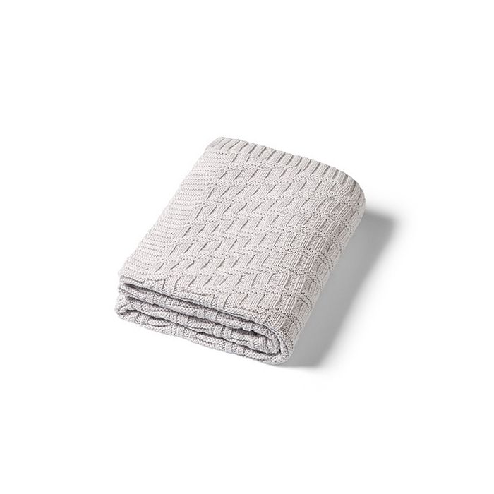 Manta de Algodón Orgánico Babyono para Bebé - Gris