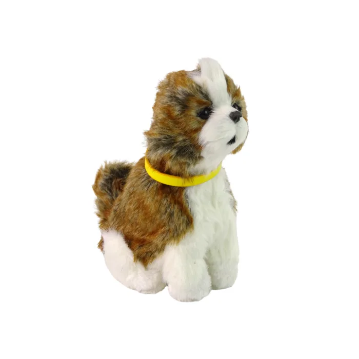 Perro de Peluche Interactivo Raza Shitzu con Piel Suave