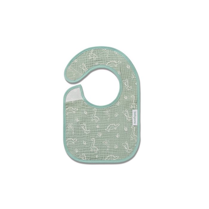 Babero de muselina Mint de Babyono - suave y cómodo