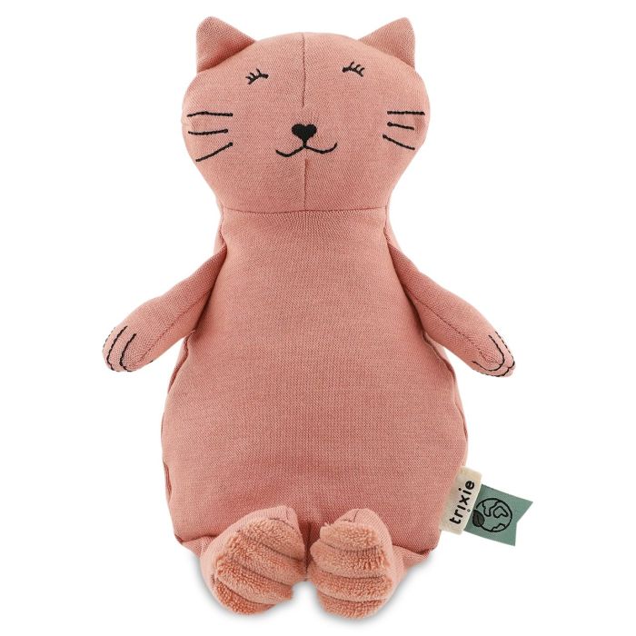 Peluche Pequeño Mrs. Cat Trixie - Compañero Orgánico para Bebés