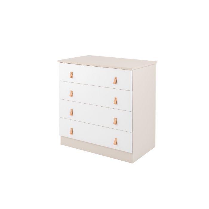 Cómoda Elon Beige Kikkaboo para Bebé con 4 Cajones