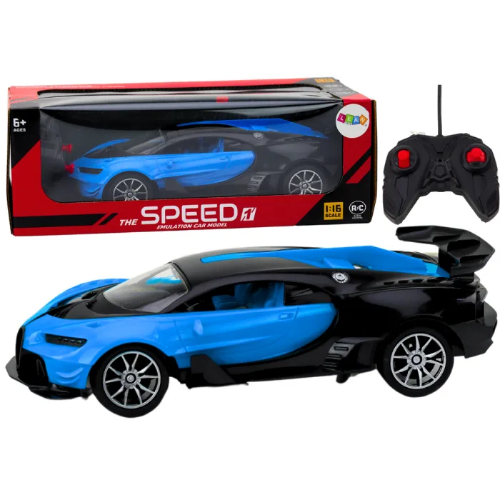 Coche Deportivo Control Remoto Azul 1:16