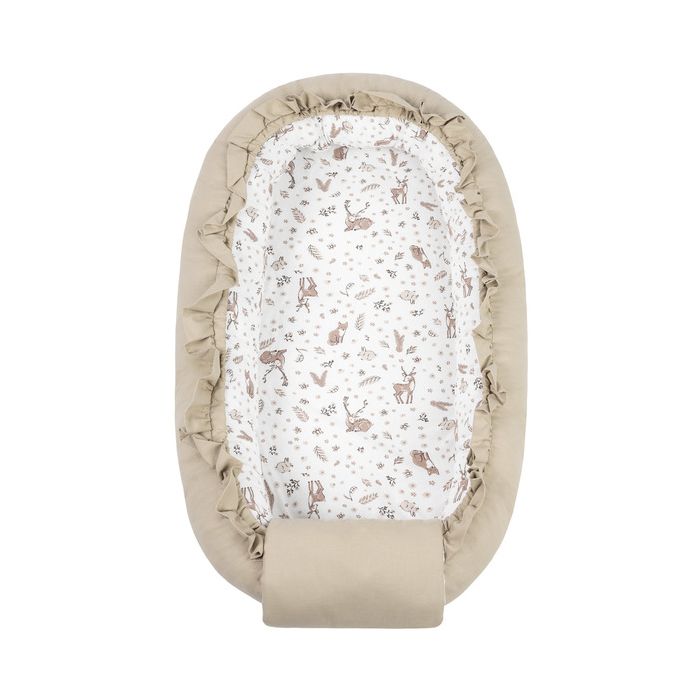 Nido para Bebé Sensillo Cotton Forest Beige 80x45