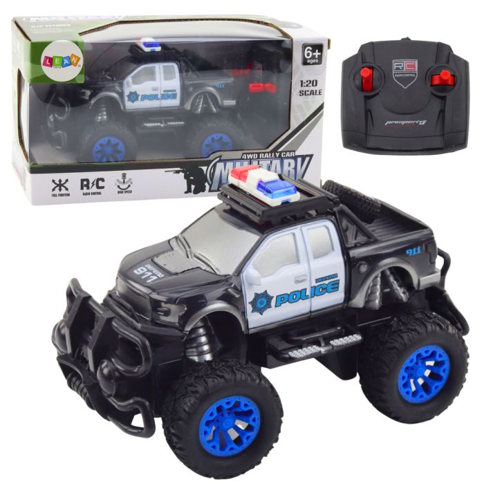 Coche de Policía Todo Terreno Control Remoto 1:20