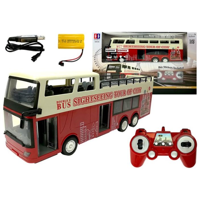 Autobús de dos pisos controlado a distancia 1:18