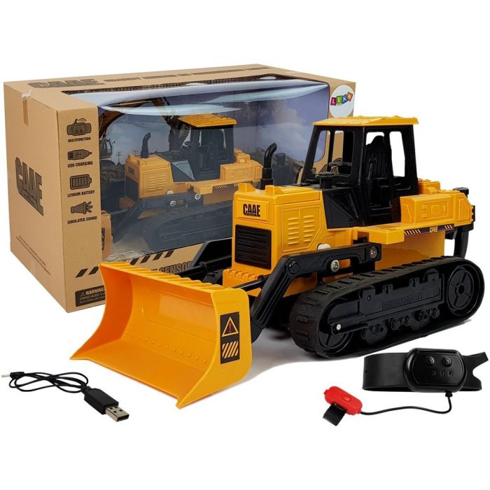 Bulldozer Caterpillar Control Remoto por Gestos 2.4G 1:28