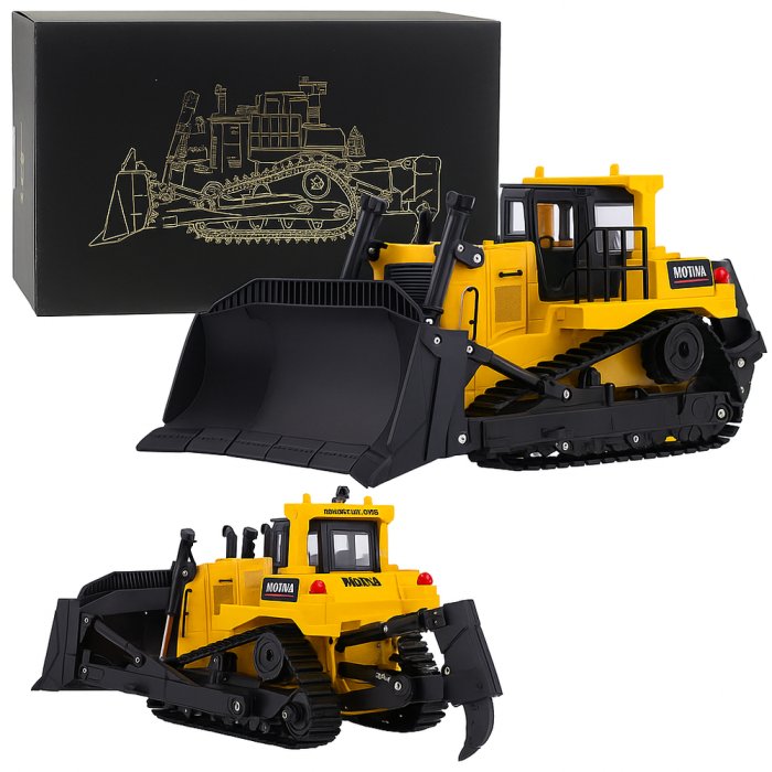 Excavadora y Bulldozer Huina Modelo de Construcción 1:50