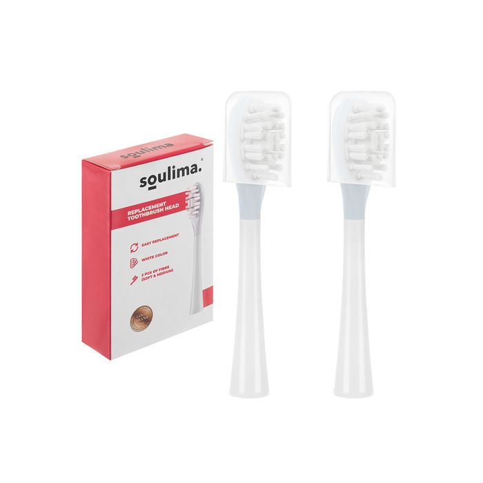 Cabezas de cepillo dental Sonic Soulima X800, 2 unidades