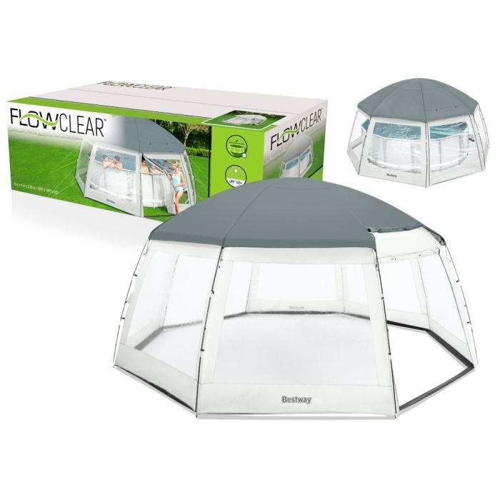 Tienda de campaña Gazebo para piscina 600 x 600 cm