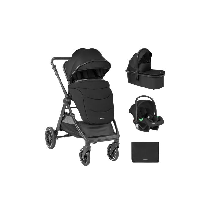 Carrito de bebé 3en1 Kikkaboo Ava Negro para Bebés