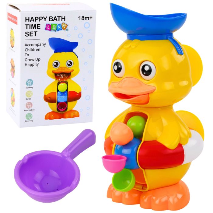 Juguete de baño interactivo en forma de pato