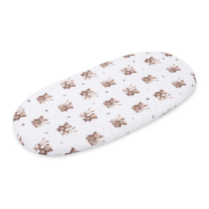 Sábana ajustable de Sensillo, suave y cómoda para el capazo.