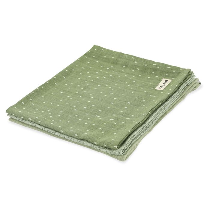 Toallas Muselina Daring Dino 3-pack Trixie - 55x55cm