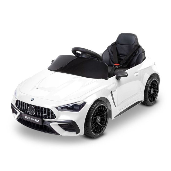 Coche eléctrico infantil Mercedes-Benz AMG CLE53 Toyz en color blanco