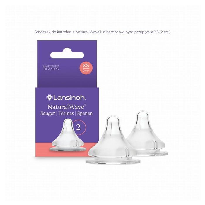 Chupetes Lansinoh ultrasuave en color claro, ideales para bebés.