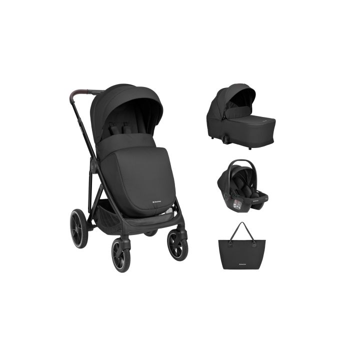 Carrito de Bebé 3 en 1 Kikkaboo Chiara Black
