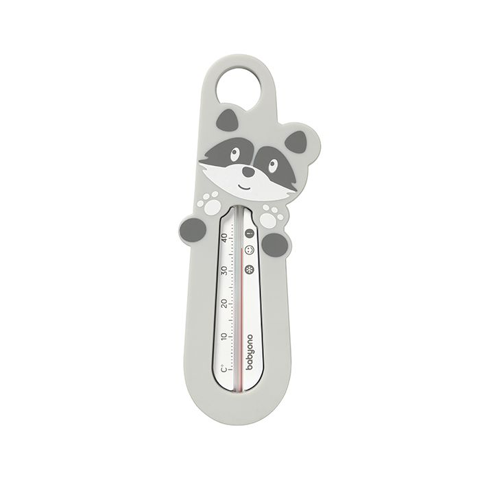 Termómetro de Baño Raccoon Grey Babyono - Seguridad y Confort