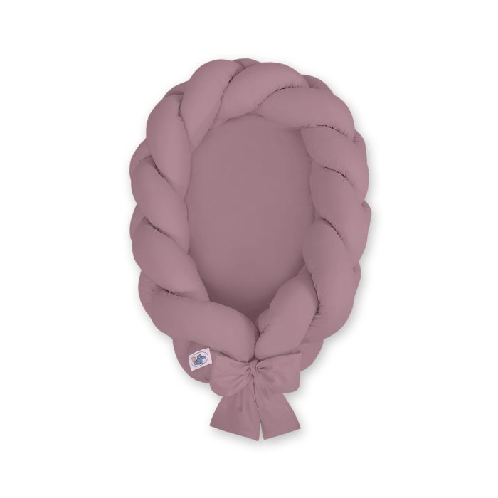 Braided Baby Nest 2 In 1 - Pastel Violet