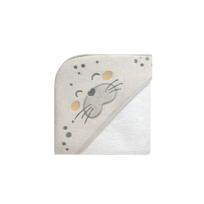 Toalla con capucha Kikkaboo Seally Me 90x90 cm