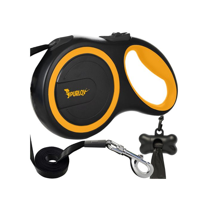 Correa automática Purlov de 5m para perros hasta 15kg