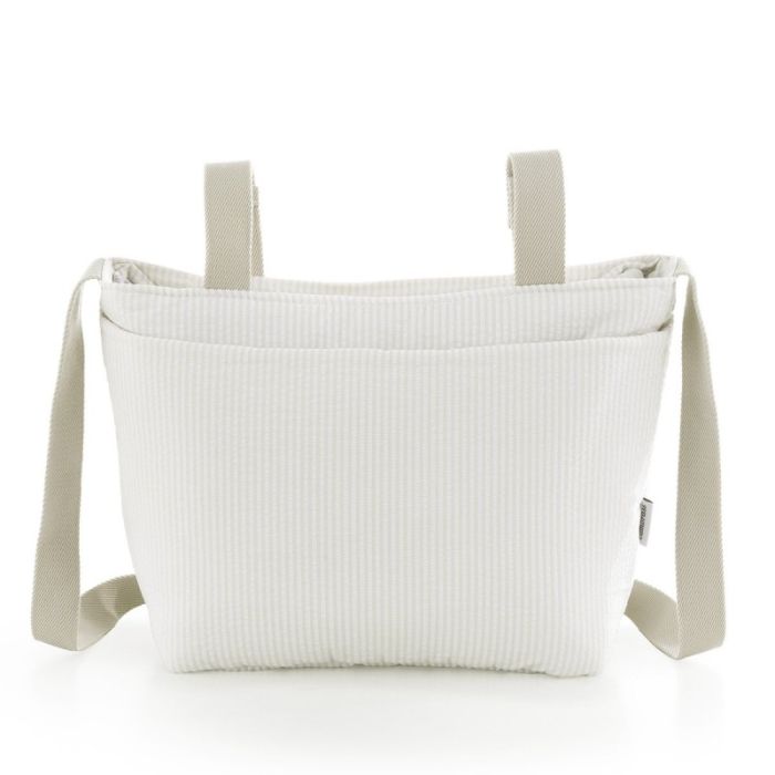 Bolso organizador XL Regent Cambrass color crema, vista frontal