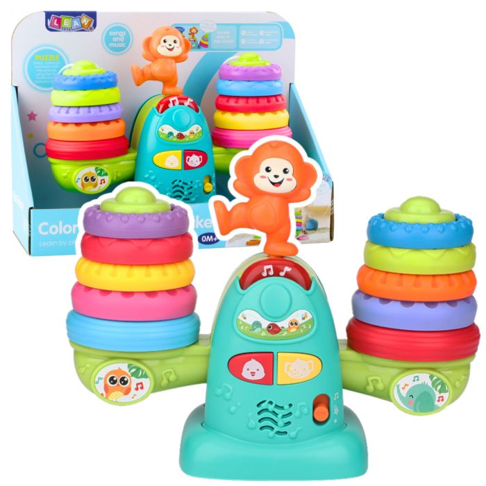 Balancín interactivo educativo de Lean toys con luces y sonidos