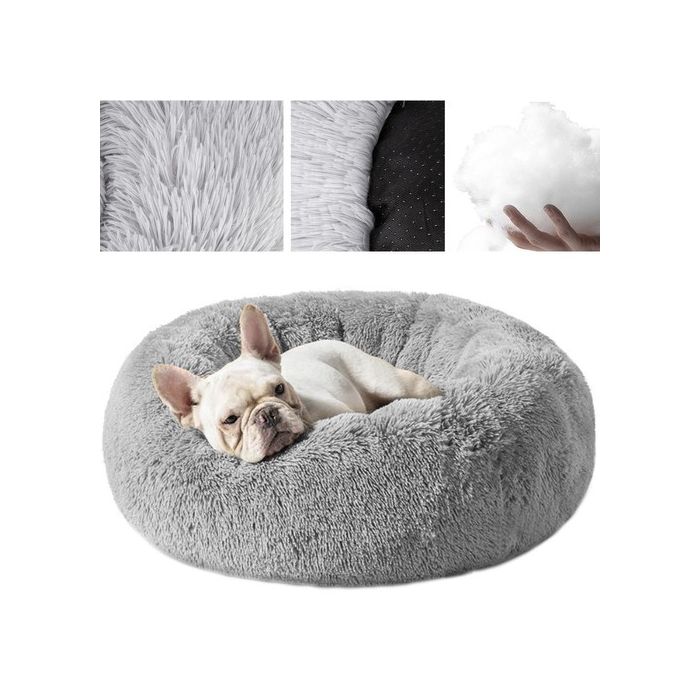 Cama para Mascotas Purlov M Gris - Suave y Cómoda