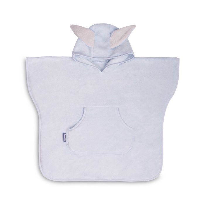Poncho de Baño Coral Azul Sensillo - Comodidad y Estilo