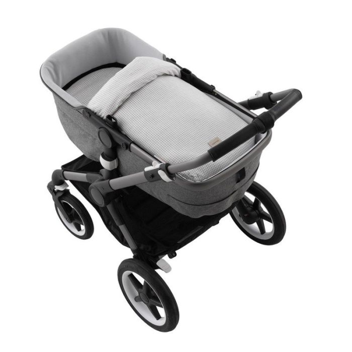 Saco Capazo + Colchoneta Polo Grey 35x80x6 Cm - Cambrass