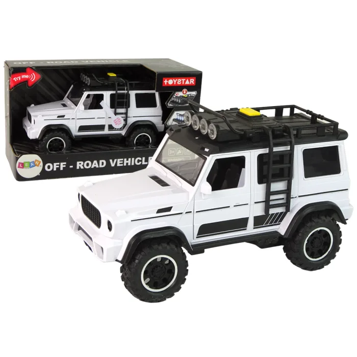 Vehículo Off-Road Blanco con Sonido y Luces 1:14