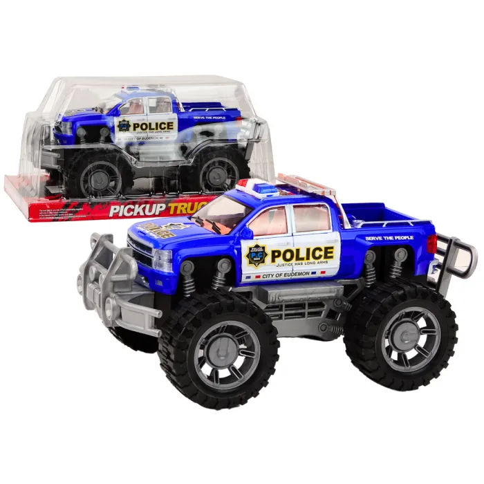 Vehículo Policial Todo Terreno Pickup Azul