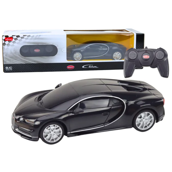 Coche teledirigido Bugatti Veyron Chiron 1:24 Negro