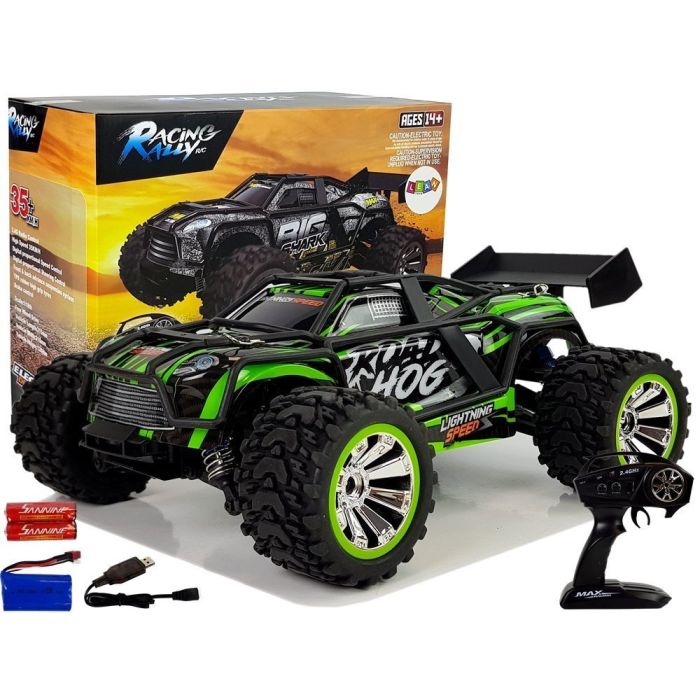 Coche de Control Remoto Off-Road Verde 2.4G 1:18 35 km/h