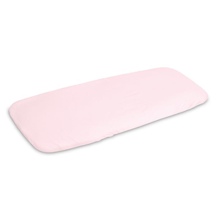 Sábana para cuna de bambú rosa Sensillo 90x40