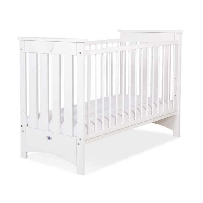 Cuna de Madera My Sweet Baby Lorenzo III 120x60cm - Lacada en Blanco