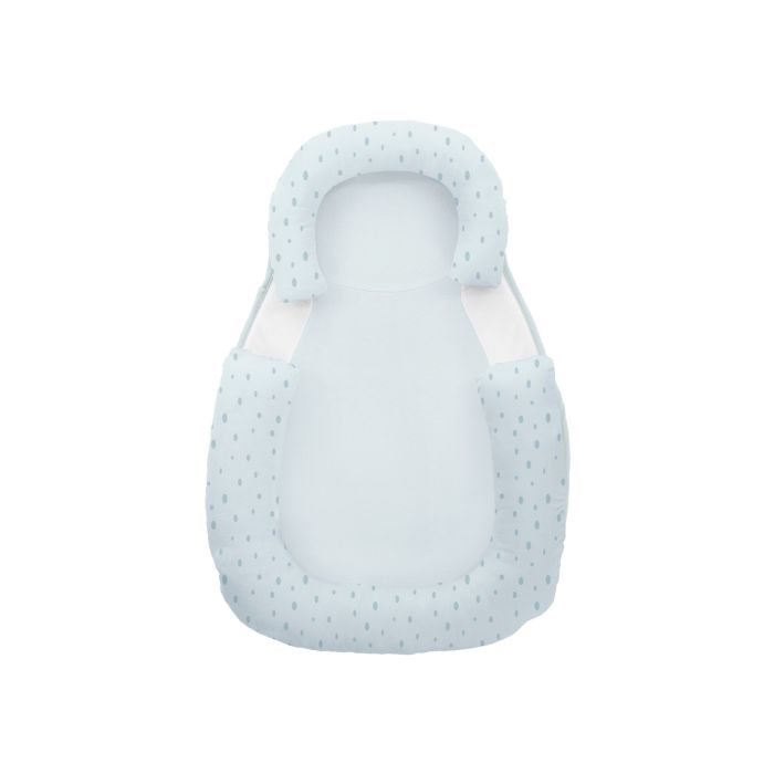 Posicionador antivuelco de espuma viscoelástica Kikkaboo Dots Azul
