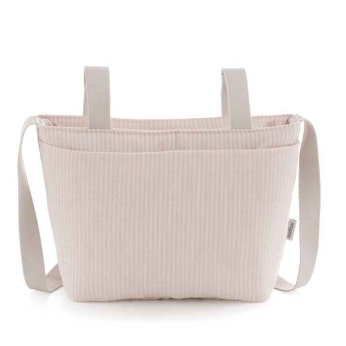 Bolso organizador XL Cloe Cambrass color rosa, vista frontal