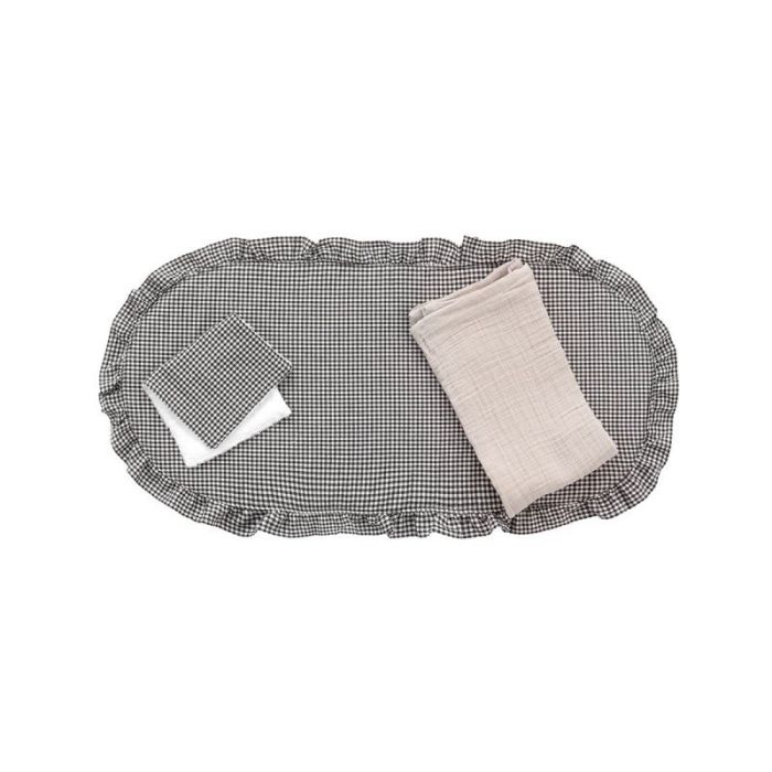 Pack Colcha Capazo Polo Black 35x75x1 Cm - Cambrass