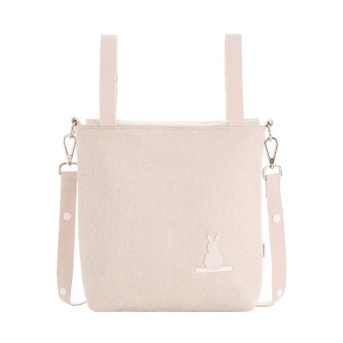 Bolso Talega Lino Beige 12x40x35 Cm - Cambrass