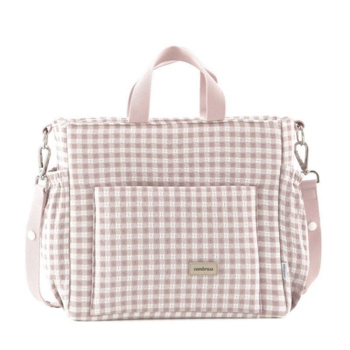 Bolso Maternal Pack Vicky Rosa 16x43x37 Cm - Cambrass