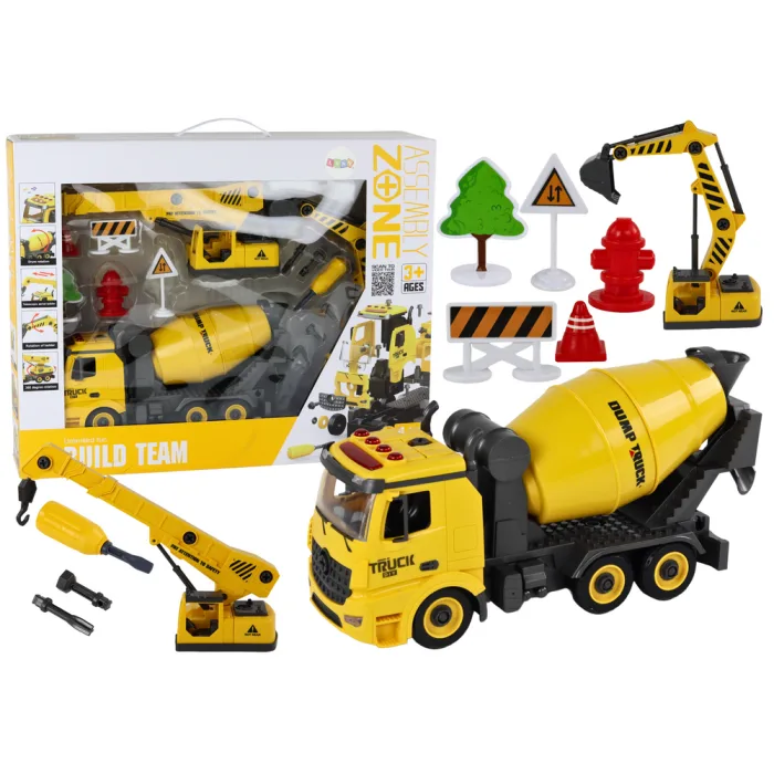 Vehículos de Construcción 1:12 con Sonido y Luz