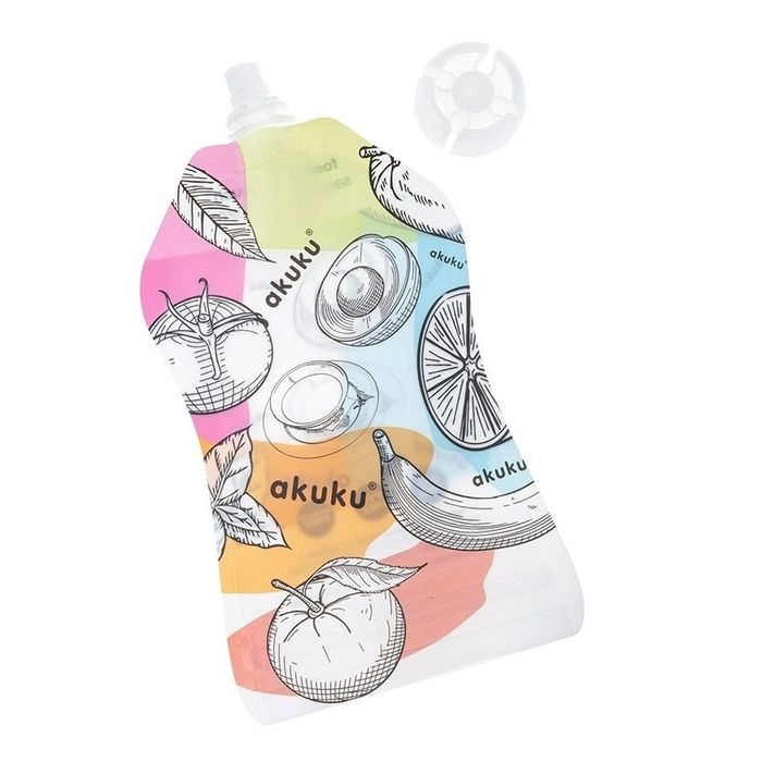 Bolsa de Comida Reutilizable Akuku - 150 ml para Bebés