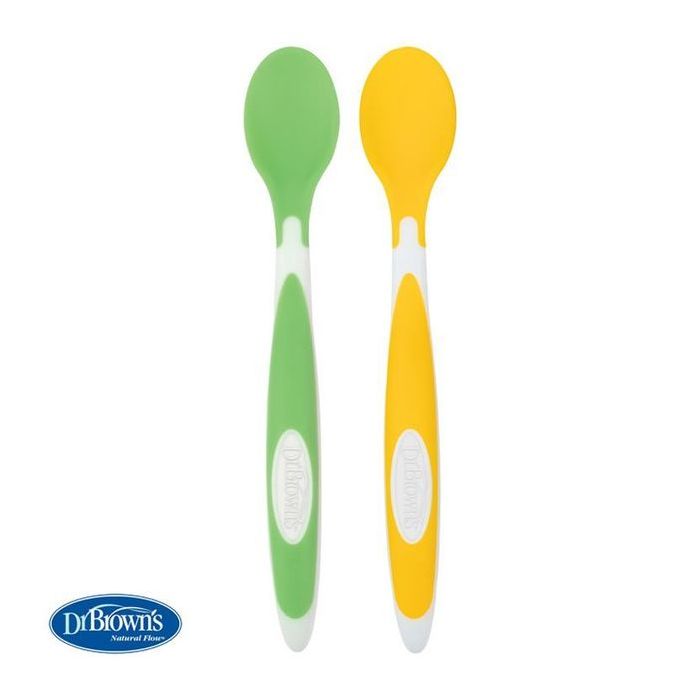 Cucharas Flexibles para Bebé Dr brown`s - Pack de 2