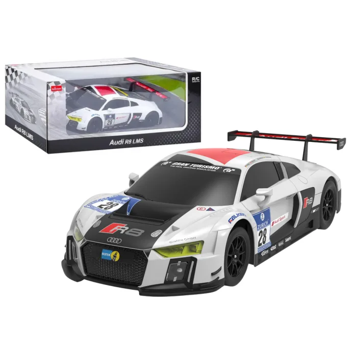 Coche R/C Deportivo AUDI R8 LMS Blanco y Negro 1:24